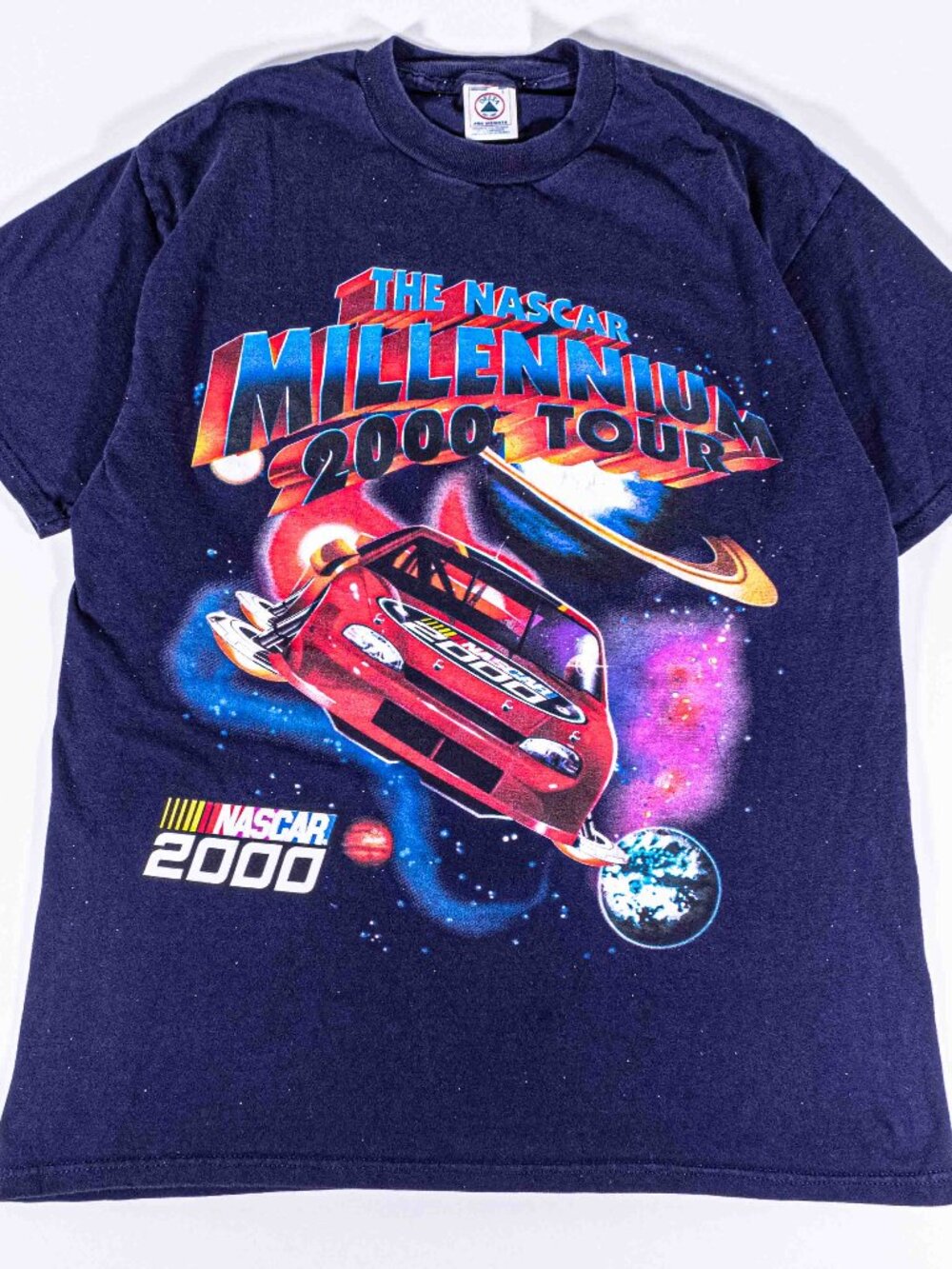 Vintage 2000 Nascar Winston Cup Millennium Tour Shirt Mens Large Racing Y2K Tee